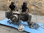 Hirth 521cc tweecilindermotor met dubbele ontsteking in goed, Ophalen, Zo goed als nieuw, Benzine