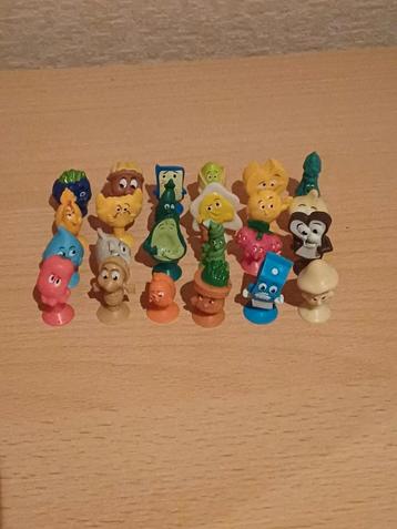 Vrolijke plastic fruit-groenten figuurtjes 24 stuks! beschikbaar voor biedingen