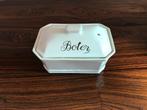 Revol France porcelaine botervloot met deksel boter, Ophalen of Verzenden