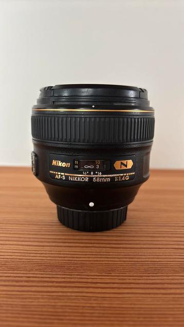 Af-s nikkor 58mm 1:1.4G beschikbaar voor biedingen