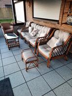 Zitmeubelen, Huis en Inrichting, Ophalen, Gebruikt, Riet of Rotan, Rechte bank