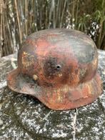 Duitse m35 ww2-helm, Verzamelen, Ophalen of Verzenden, Overige soorten