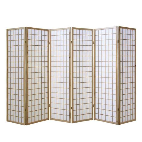 Kamerscherm scheidingswand 6 delig Japanse stijl natuur, Huis en Inrichting, Woonaccessoires | Kamerschermen, Nieuw, Verzenden