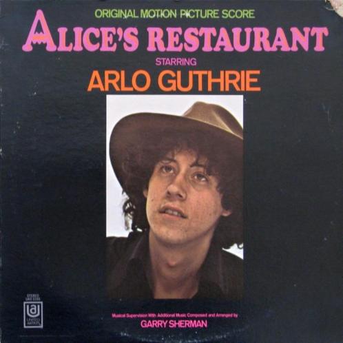 Arlo Guthrie, Garry Sherman – Alice's Restaurant, Cd's en Dvd's, Vinyl | Filmmuziek en Soundtracks, Gebruikt, 12 inch, Ophalen of Verzenden