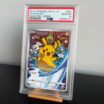 Pokemon Pikachu Full Art SWSH Pre Order PSA 10