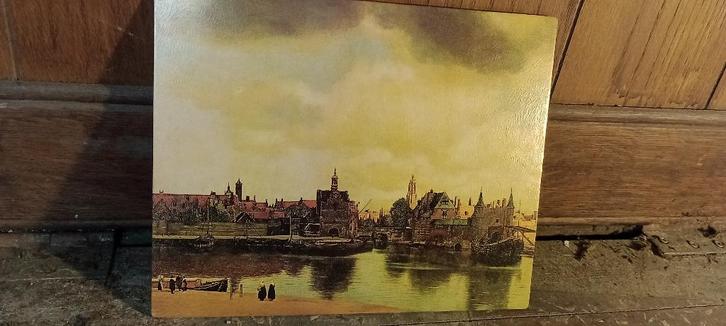 Reproductie in prenten, Jean Vermeer, Gezicht op Delft, n27, Antiek en Kunst, Kunst | Schilderijen | Klassiek, Ophalen of Verzenden