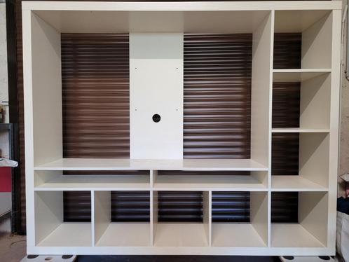 Meuble TV IKEA Lapland Blanc, Huis en Inrichting, Kasten |Televisiemeubels, Gebruikt, 100 tot 150 cm, 150 tot 200 cm, 25 tot 50 cm