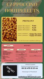 houtpellets pellets Cappucciono EN PLUS A1, Tuin en Terras, Brandhout, Ophalen of Verzenden