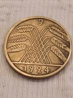 DUITSLAND WEIMAR 10 Rentenpfennig 1924J, Postzegels en Munten, Duitsland, Ophalen of Verzenden, Losse munt