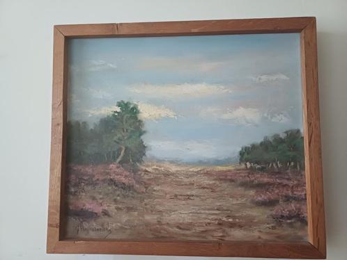 Heidezicht, olieverf op doek, J. Heynderickx, Antiek en Kunst, Kunst | Schilderijen | Modern, Ophalen