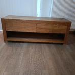 Teak tv meubel 140cm, Huis en Inrichting, Ophalen, Zo goed als nieuw, Teakhout, 100 tot 150 cm