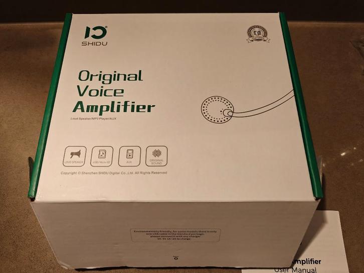 Draadloze spraak-, stem-, geluidsversterker, Muziek en Instrumenten, Versterkers | Keyboard, Monitor en PA, Zo goed als nieuw