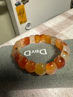 Bracelet en pierre ( cornaline), Ophalen of Verzenden, Zo goed als nieuw
