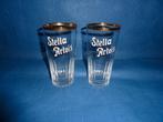 2 verres striés Stella Artois 33cl, Verzamelen, Ophalen, Nieuw, Glas of Glazen, Stella Artois