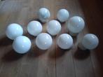 lot 10 bollampen, Huis en Inrichting, Lampen | Plafondlampen, Ophalen, Gebruikt, Glas