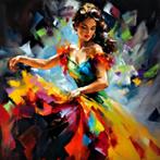 The Flamenco, Antiek en Kunst, Kunst | Schilderijen | Modern, Ophalen