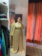 Luxe Marokkaanse Tekchita in Goud, Kleding | Dames, Gelegenheidskleding, Ophalen of Verzenden, Nieuw, Maat 38/40 (M)