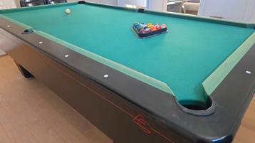 Pooltafel 2m87 x 160, Sport en Fitness, Ophalen, Zo goed als nieuw, Pooltafel