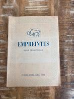 Empreintes, revue trimestrielle 1948, Boeken, Tijdschriften en Kranten, Ophalen of Verzenden, Gelezen, Sport en Vrije tijd