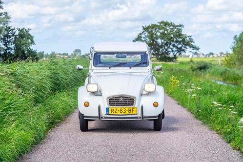 Citroen 2 CV 6 Club, Auto's, Oldtimers, Bedrijf, Te koop, Citroën, Benzine, Berline, 4 deurs, Handgeschakeld, Wit, Voorwielaandrijving