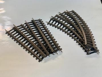 Fleischmann spoor 0, lot rails , 100-tal stuks