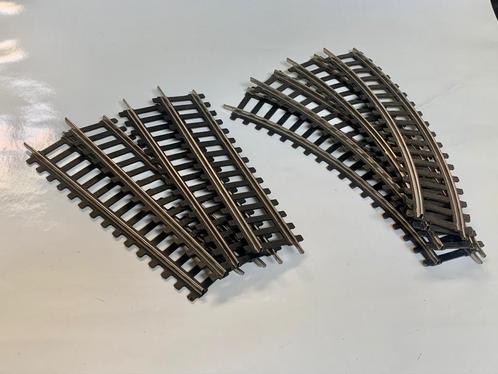 Fleischmann spoor 0, lot rails , 100-tal stuks, Hobby en Vrije tijd, Modeltreinen | Overige schalen, Gebruikt, Rails, Gelijkstroom