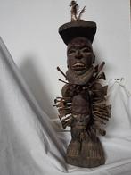 Fétiche Bakongo en bois du Congo, 60 cm, Antiquités & Art