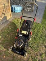 Grasmaaier 42cm op benzine GEEN zelftrekker., Tuin en Terras, Grasmaaiers, Ophalen, Cirkelmaaier, Gebruikt, Opvangbak