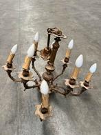 Zware oude koperen kroon luster, Antiek en Kunst, Ophalen