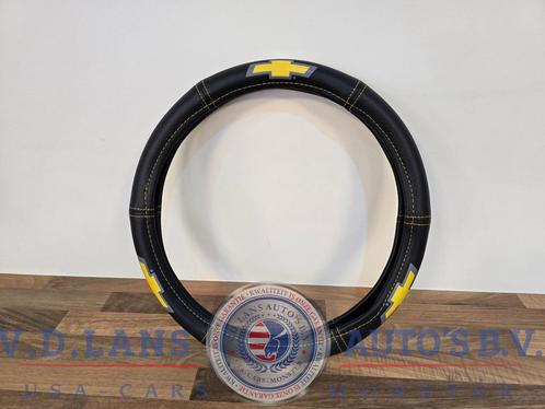 Chevrolet stuurhoes zwart geel – met logo 38 cm, Auto-onderdelen, Besturing, Nieuw, Ophalen of Verzenden