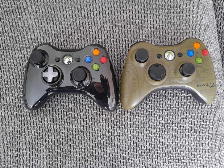 lot xbox360 controller met nieuwe thumsticks!, Consoles de jeu & Jeux vidéo, Consoles de jeu | Xbox | Accessoires, Utilisé, Xbox 360