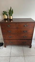 Prachtige eiken buffetkast van antiquair bascourt in antwerp, Ophalen, Zo goed als nieuw