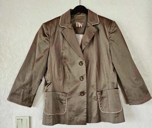 Veste blaser sortie soirée cérémonie taille M - 38/40, Kleding | Dames, Jassen | Zomer, Zo goed als nieuw, Maat 38/40 (M), Bruin