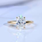 Nieuwe ring, 4,5 karaat, Handtassen en Accessoires, Ringen, Verzenden, Wit, Nieuw, 17 tot 18