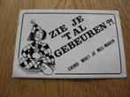 Sticker zie je 't al gebeuren ?! Chiro moet je mee-maken, Ophalen of Verzenden, Nieuw, Bedrijf of Vereniging