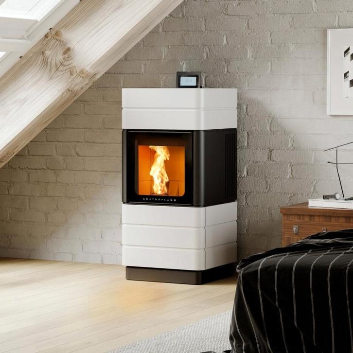 Pelletkachel Austroflamm Perry Rechtlijnig, stijlvol elegant, Huis en Inrichting, Woonaccessoires | Overige, Nieuw, Ophalen of Verzenden