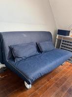 Ikea Slaapbank 2-zit, jeanskleur, 1m66,, Ophalen, Gebruikt