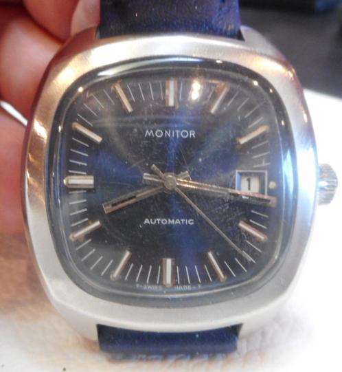 80) Monitor automatique vintage, calibre ETA 2772 25 rubis i, Handtassen en Accessoires, Edelstenen, Gebruikt, Ophalen of Verzenden
