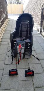 Kinderfietsstoel Guppy Polisport Maxi met extra connector, Ophalen, Achterzitje, Voetsteuntjes, 9 t/m 18 kg