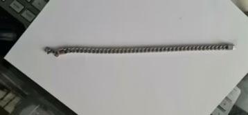 Stalen armband van 22 cm - 6 mm dikke schakels
