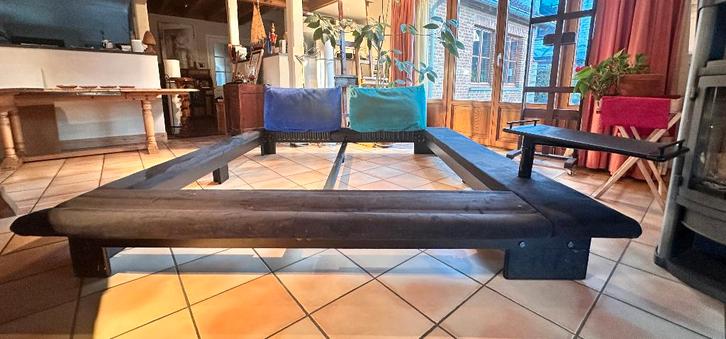 BED 2 PERSOONS, EXCLUSIEF LIGNE ROSET DESIGN, Huis en Inrichting, Slaapkamer | Bedden, Gebruikt, Tweepersoons, 180 cm, 190 cm of minder