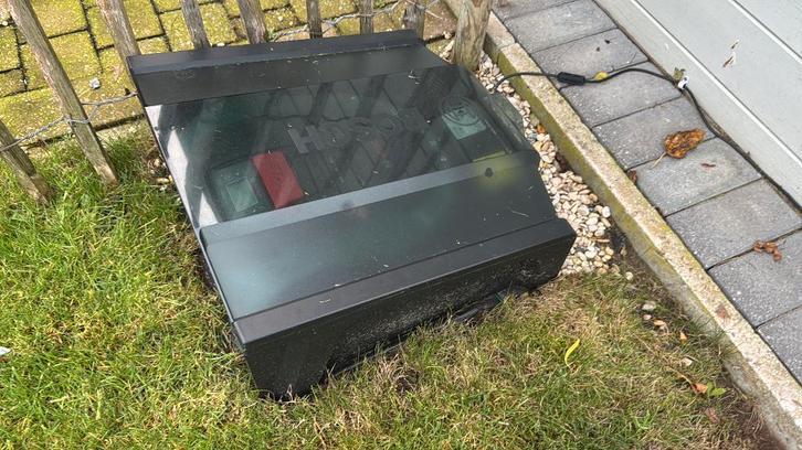 Bosch Indigo XS 300 (storing) + platform + originele garage, Tuin en Terras, Robotmaaiers, Gebruikt, Ophalen