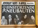 Concertposter einsturzende neubauten vooruit gent, Verzamelen, Ophalen of Verzenden, Zo goed als nieuw