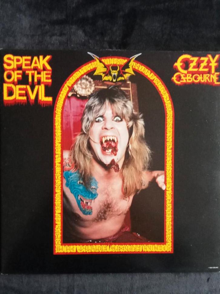 Ozzy Osbourne Spreek over de duivel Gatefold, Nederlands, Cd's en Dvd's, Vinyl | Hardrock en Metal, Zo goed als nieuw, Ophalen of Verzenden