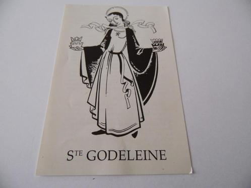 L82 *Heiligenprent * S. Godeleine, Verzamelen, Bidprentjes en Rouwkaarten, Ophalen of Verzenden