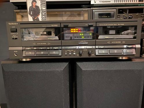 Technics RS-TR265 Double Cassette Deck (1990-91), Audio, Tv en Foto, Cassettedecks, Dubbel, Overige merken, Auto-reverse, Tiptoetsen