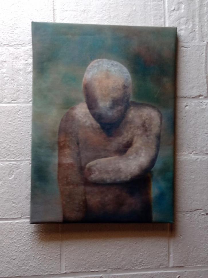 Innerlijke Stilte MP Theunis, Antiek en Kunst, Kunst | Schilderijen | Klassiek, Ophalen