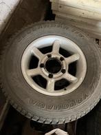 4 yokohoma geolander i/t banden op aluminium velgen, Auto-onderdelen, Banden en Velgen, Ophalen, 245 mm, 16 inch, All Season