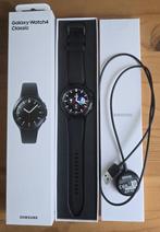 Samsung Galaxy Watch 4 46mm Classic (BLACK), Handtassen en Accessoires, Smartwatches, Zwart, Ophalen of Verzenden, Zo goed als nieuw