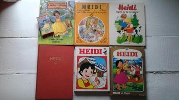 livres HEIDI et contes,k7 pour enfants (pièce ou lot)